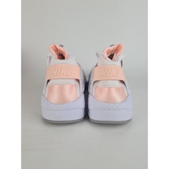 Nike Huarache Run GS White Sneaker Running KIDS Shoes - Picture 4 of 11
